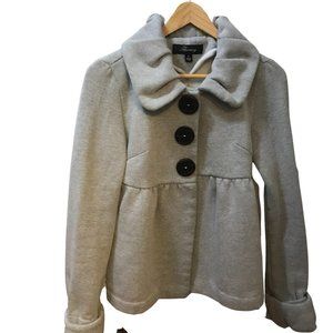 RUNWAY GRAY PEACOAT SIZE SMALL
